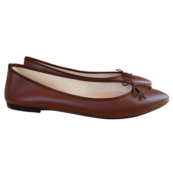 J. Crew Gemma Leather Ballet Flats - Picture 2 of 8
